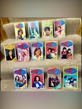 13 Vintage Super Mag Supermag Magazine Lot Wonder Woman, John Travolta, Hulk etc